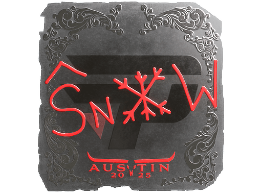 Sticker | snow (Foil) | Austin 2025 image
