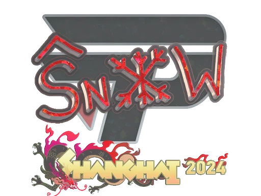 Sticker | snow (Glitter) | Shanghai 2024 image