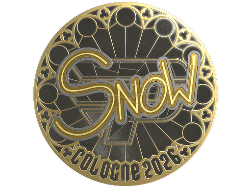 Sticker | snow (Gold) | Cologne 2026 image