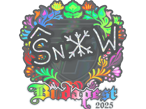 Sticker | snow (Holo) | Budapest 2025 image