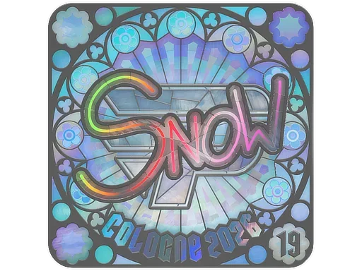 Sticker | snow (Holo, Ranked) | Cologne 2026 image