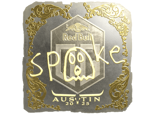 Sticker | spooke (Gold) | Austin 2025 image