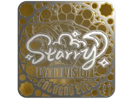 Sticker | Starry (Foil, Ranked) | Cologne 2026 image
