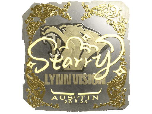 Sticker | Starry (Gold) | Austin 2025 image