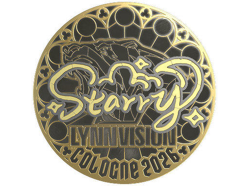 Sticker | Starry (Gold) | Cologne 2026 image