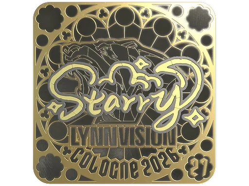 Sticker | Starry (Gold, Ranked) | Cologne 2026 image
