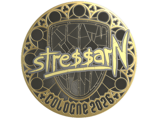 Sticker | stressarN (Gold) | Cologne 2026 image