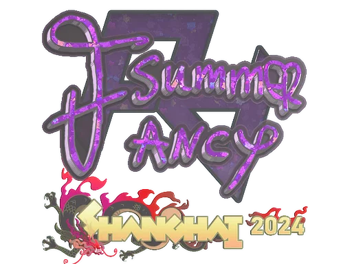 Sticker | Summer (Glitter) | Shanghai 2024 image