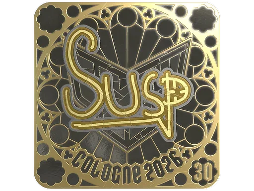 Sticker | susp (Gold, Ranked) | Cologne 2026 image