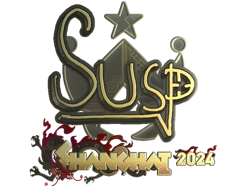 Sticker | susp (Gold) | Shanghai 2024 image