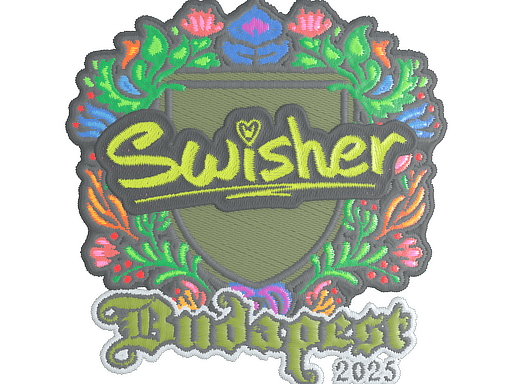 Sticker | Swisher (Embroidered) | Budapest 2025 image