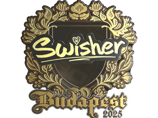 Sticker | Swisher (Gold) | Budapest 2025 image