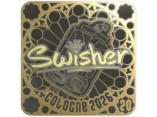 Sticker | Swisher (Gold, Ranked) | Cologne 2026 image