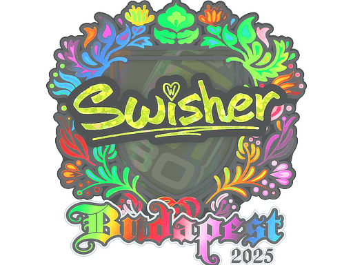 Sticker | Swisher (Holo) | Budapest 2025 image