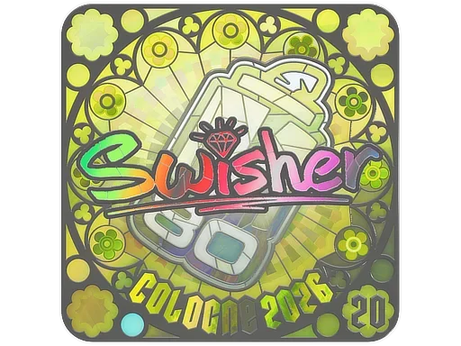 Sticker | Swisher (Holo, Ranked) | Cologne 2026 image