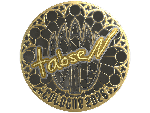 Sticker | tabseN (Gold) | Cologne 2026 image