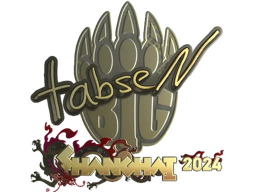Sticker | tabseN (Gold) | Shanghai 2024 image