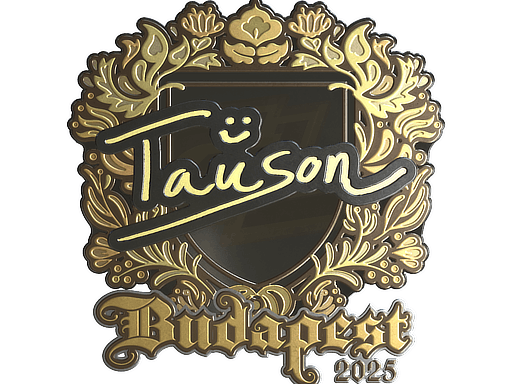 Sticker | Tauson (Gold) | Budapest 2025 image