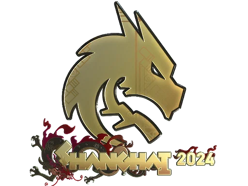 Sticker | Team Spirit (Gold) | Shanghai 2024 image
