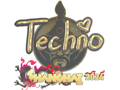Sticker | Techno4K (Glitter) | Shanghai 2024 image
