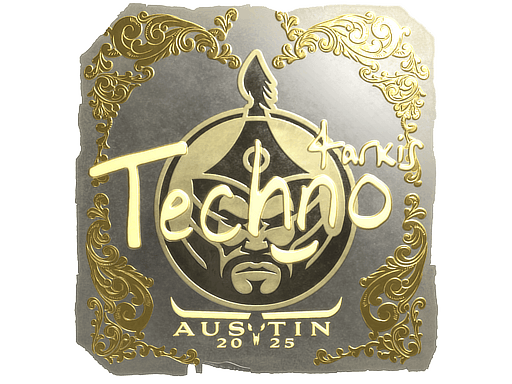 Sticker | Techno4K (Gold) | Austin 2025 image