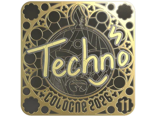 Sticker | Techno4K (Gold, Ranked) | Cologne 2026 image
