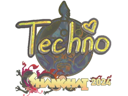 Sticker | Techno4K (Holo) | Shanghai 2024 image