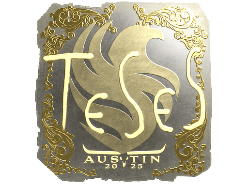 Sticker | TeSeS (Gold) | Austin 2025 image