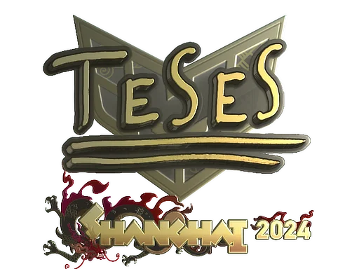 Sticker | TeSeS (Gold) | Shanghai 2024 image