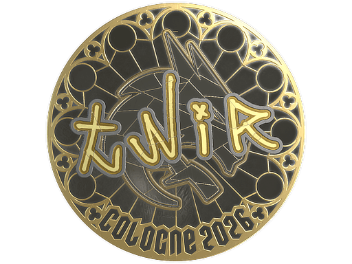 Sticker | tN1R (Gold) | Cologne 2026 image