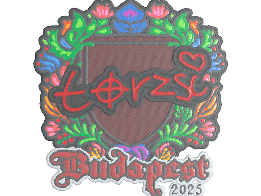 Sticker | torzsi (Embroidered) | Budapest 2025 image