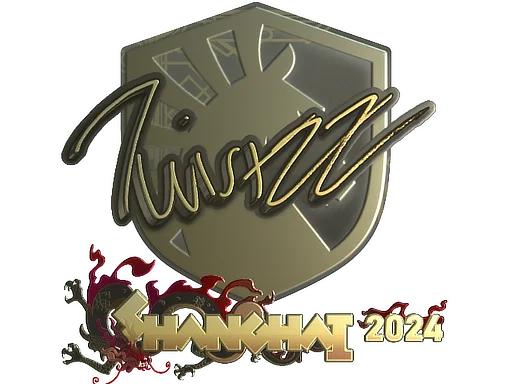 Sticker | Twistzz (Gold) | Shanghai 2024 image