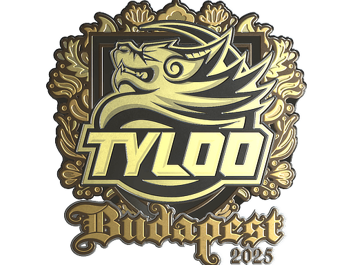 Sticker | TYLOO (Gold) | Budapest 2025 image