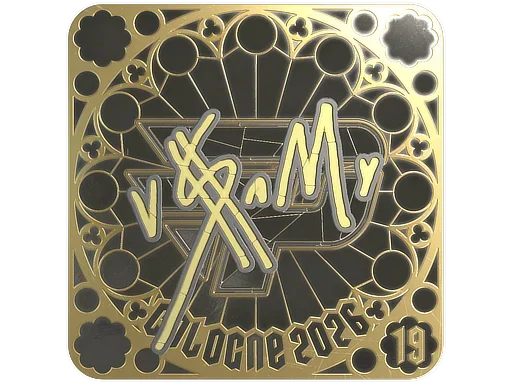 Sticker | v$m (Gold, Ranked) | Cologne 2026 image