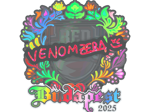 Sticker | venomzera (Holo) | Budapest 2025 image