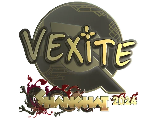 Sticker | vexite (Gold) | Shanghai 2024 image
