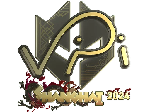 Sticker | VINI (Gold) | Shanghai 2024 image