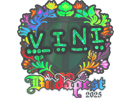 Sticker | VINI (Holo) | Budapest 2025 image