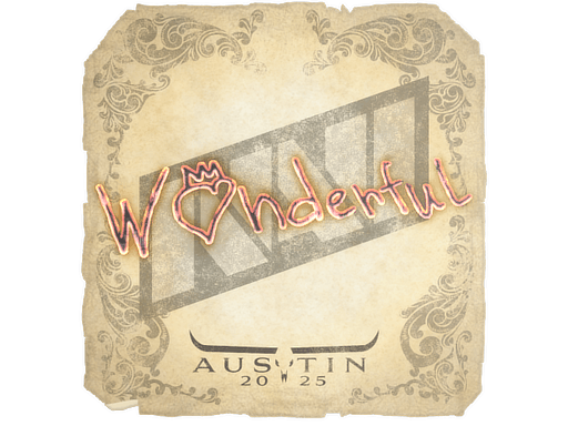 Sticker | w0nderful | Austin 2025 image