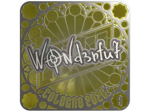 Sticker | w0nderful (Foil, Ranked) | Cologne 2026 image