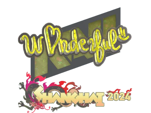 Sticker | w0nderful (Glitter) | Shanghai 2024 image