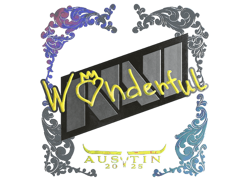 Sticker | w0nderful (Holo) | Austin 2025 image
