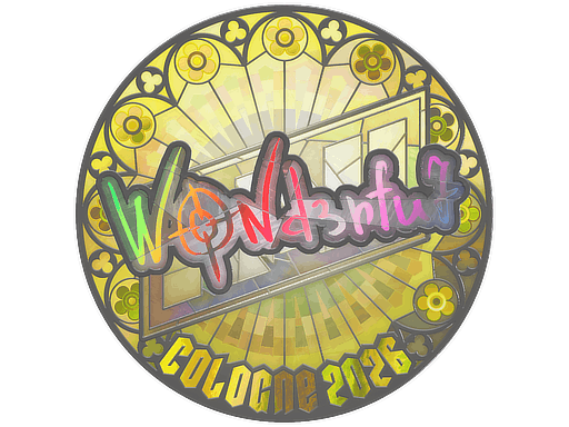 Sticker | w0nderful (Holo) | Cologne 2026 image