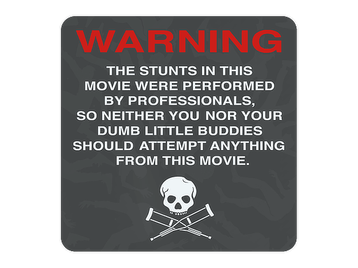 Sticker | WARNING image