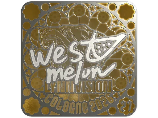 Sticker | westmelon (Foil, Ranked) | Cologne 2026 image