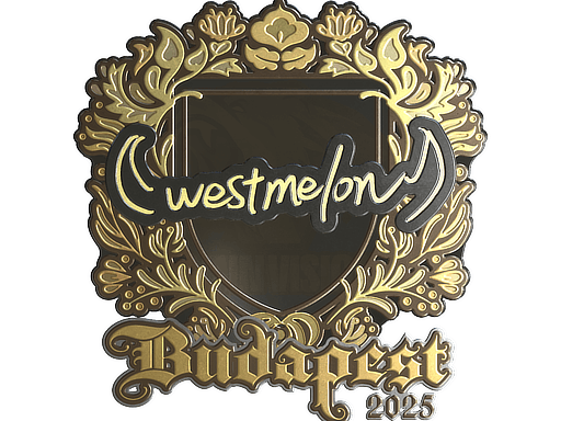 Sticker | westmelon (Gold) | Budapest 2025