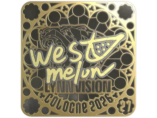Sticker | westmelon (Gold, Ranked) | Cologne 2026 image