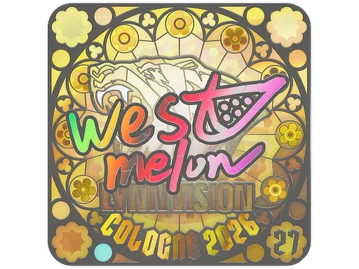 Sticker | westmelon (Holo, Ranked) | Cologne 2026 image
