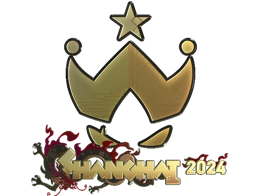 Sticker | Wildcard (Gold) | Shanghai 2024 image