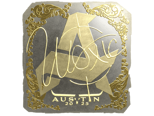 Sticker | woxic (Gold) | Austin 2025 image